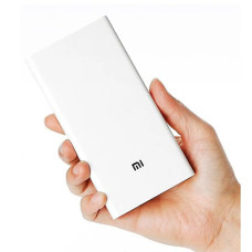 Білий Павербанк Power Bank Xiaomi MI 20000 mAh зовнішній акумулятор, повербанк 20000mAh Ксіомі, індикатор заряду (N24)