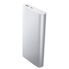Павербанк Xiaomi 20800 мАг Mi з USB-портом, сріблястий