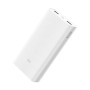 Білий Павербанк Power Bank Xiaomi MI 20000 mAh зовнішній акумулятор, повербанк 20000mAh Ксіомі, індикатор заряду (N24)