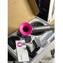 Фен  Super Hair Dryer рожевий з іонізацією та турборежимом 5 насадок (F-6)