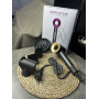 Фен Super Hair Dryer сіро-золотий з іонізацією та турборежимом 5 насадок (Y-41)