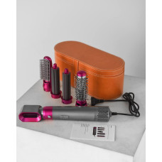 Стайлер Для волосся 5в1 + Коробка HAIR BRUSH , Фен - плойка для волосся, Вирівнювач волосся, Hot Air Sty