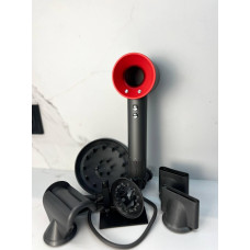 Фен  Super Hair Dryer Червоний з іонізацією та турборежимом 5 насадок (Y-1)