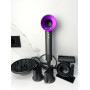 Фен  Super Hair Dryer фіолетовий з іонізацією та турборежимом 5 насадок (Y-3)