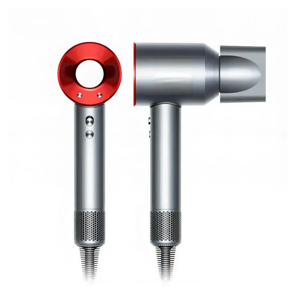 Фен для волосся Supersonic Premium 5 насадок, Red/Nickel