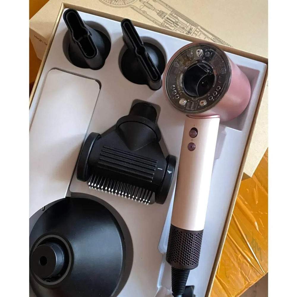 Фен для волосся Supersonic HD16 Nural Ceramic Pink/Rose Gold