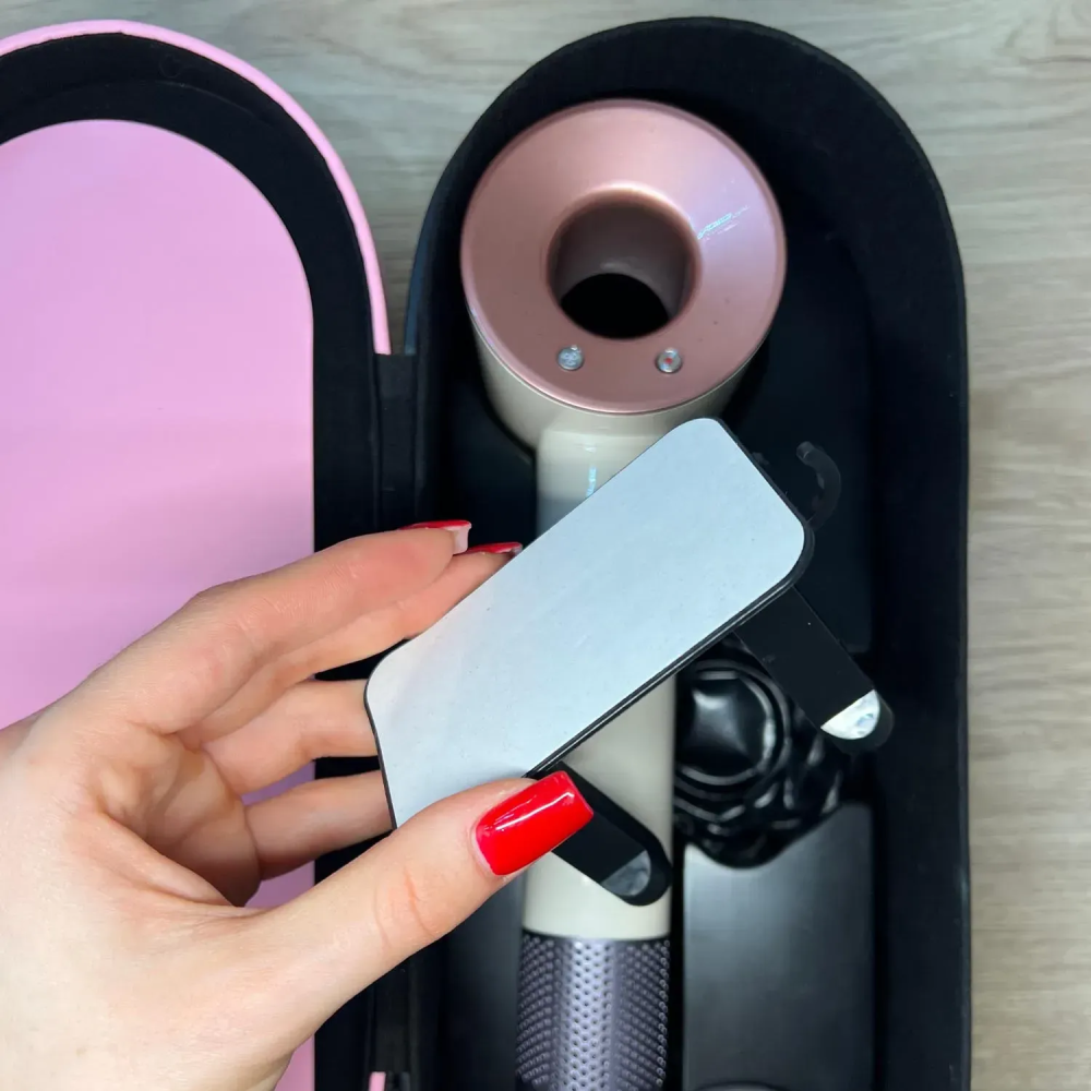 Фен для волосся зі шкіряним кейсом, Pink/Rose Gold