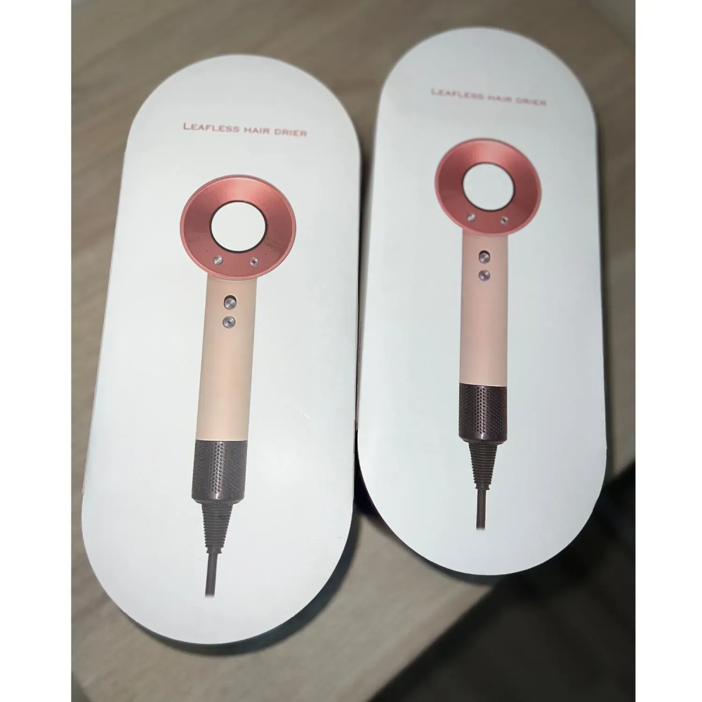 Фен для волосся зі шкіряним кейсом, Pink/Rose Gold