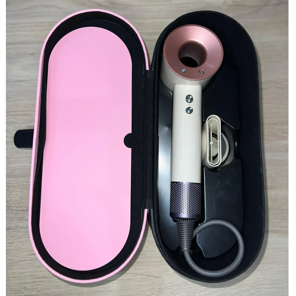 Фен для волосся зі шкіряним кейсом, Pink/Rose Gold