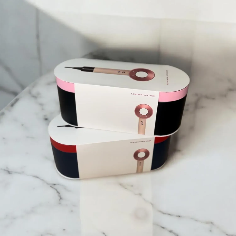 Фен для волосся зі шкіряним кейсом, Pink/Rose Gold