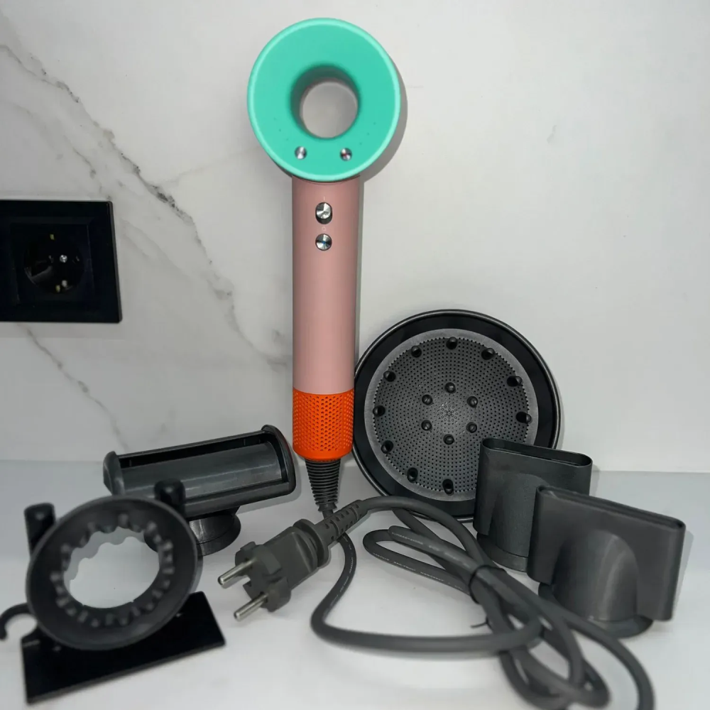 Фен для волосся Supersonic Premium 5 насадок, Ceramic Pop