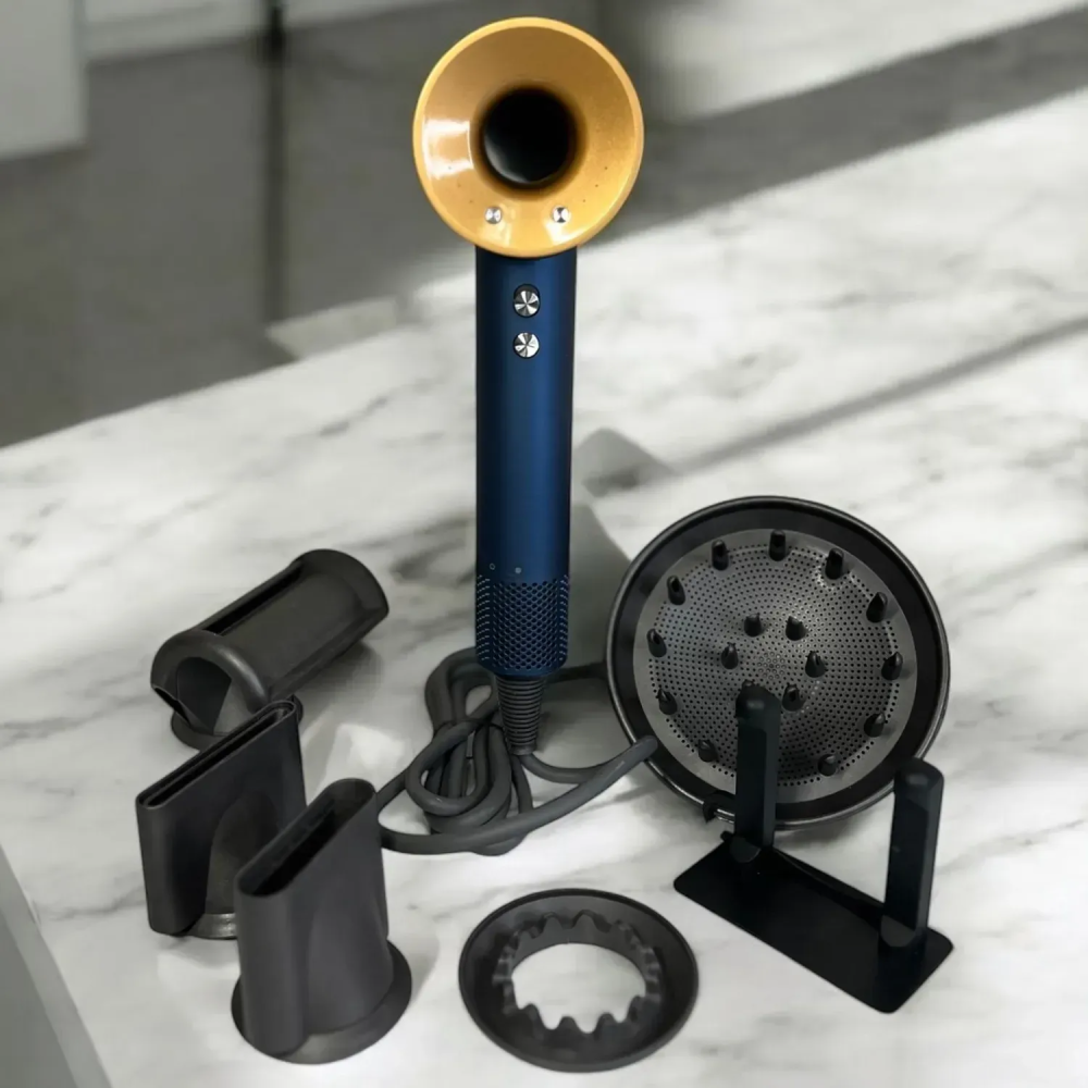 Фен для волосся Supersonic Premium 5 насадок, Blue/Copper