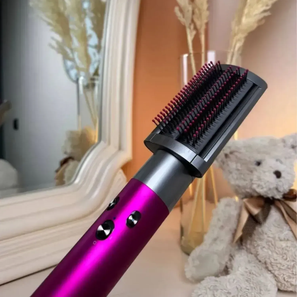 Стайлер для волосся Airwrap Complete Long 6 насадок, Fuchsia/Nickel