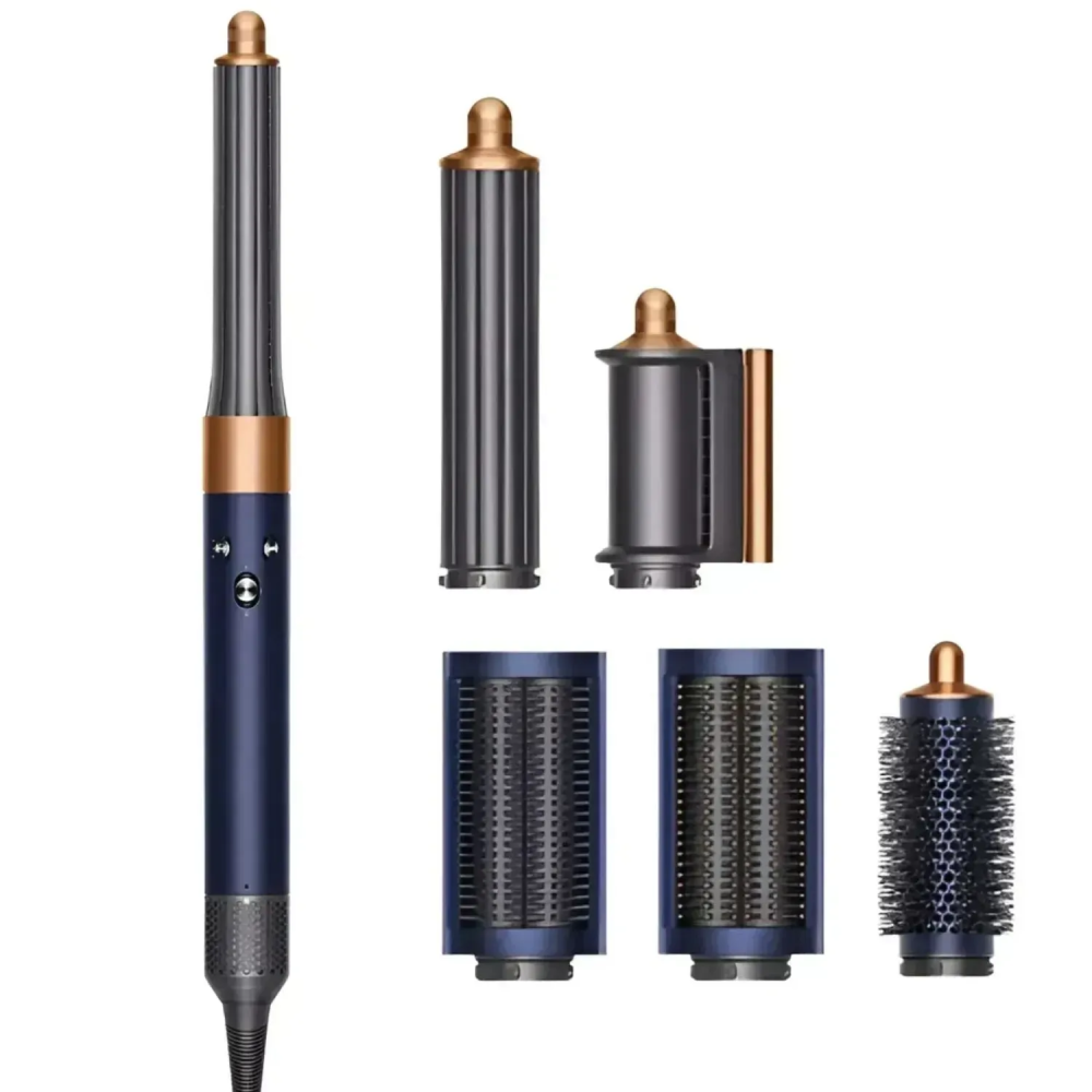 Стайлер для волосся Airwrap Complete Long 6 насадок Blue/Copper