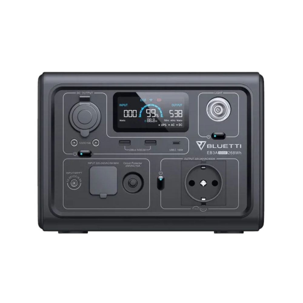 Зарядна станція BLUETTI EB3A Portable Power Station (PB930784) 600W 268Wh