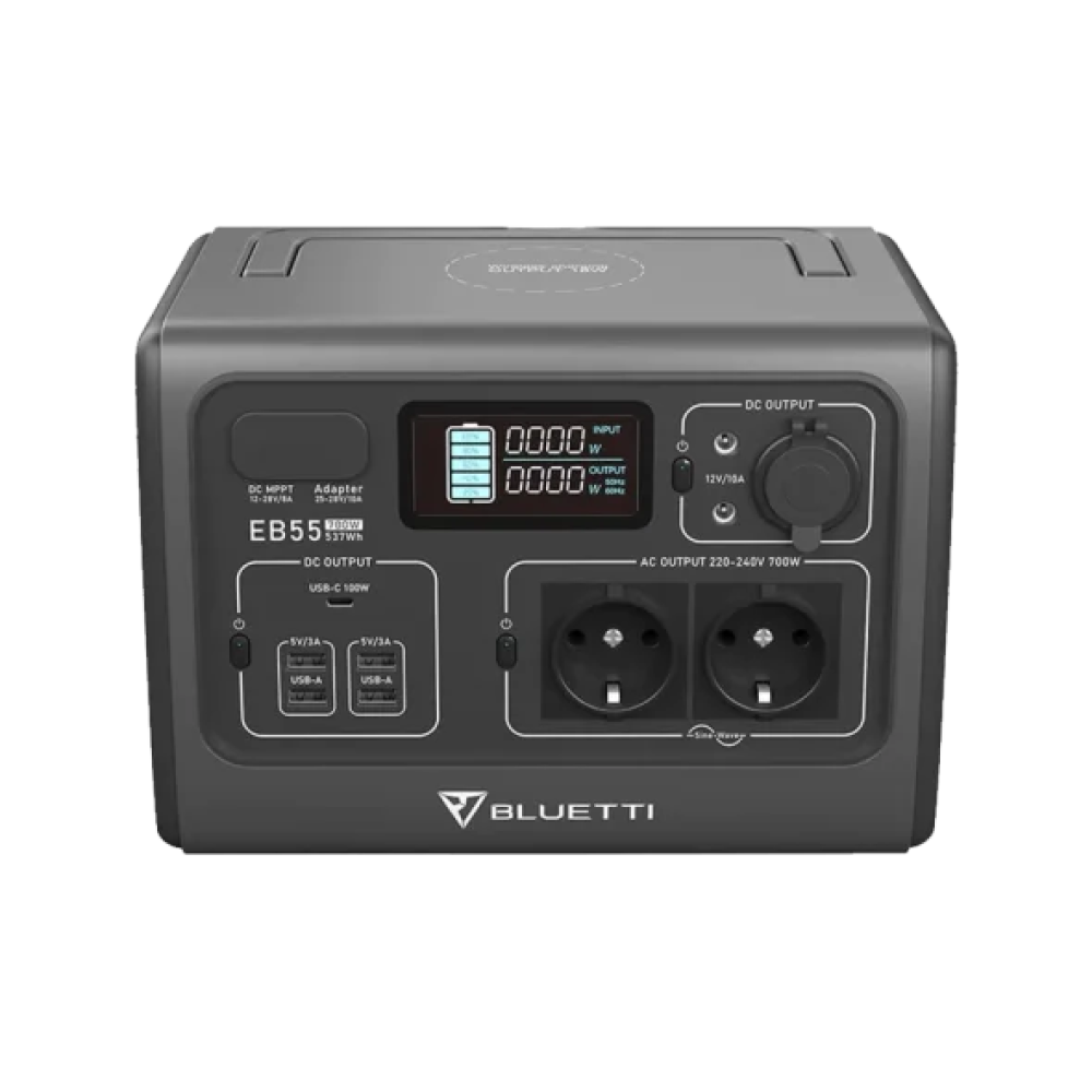 Зарядна станція BLUETTI EB55 Portable Power Station 700W 537Wh (PB930340)
