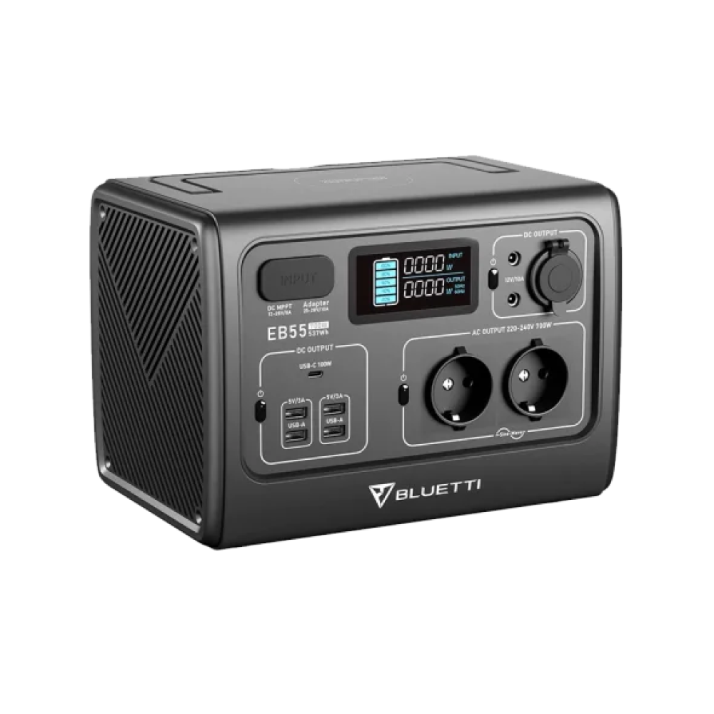 Зарядна станція BLUETTI EB55 Portable Power Station 700W 537Wh (PB930340)