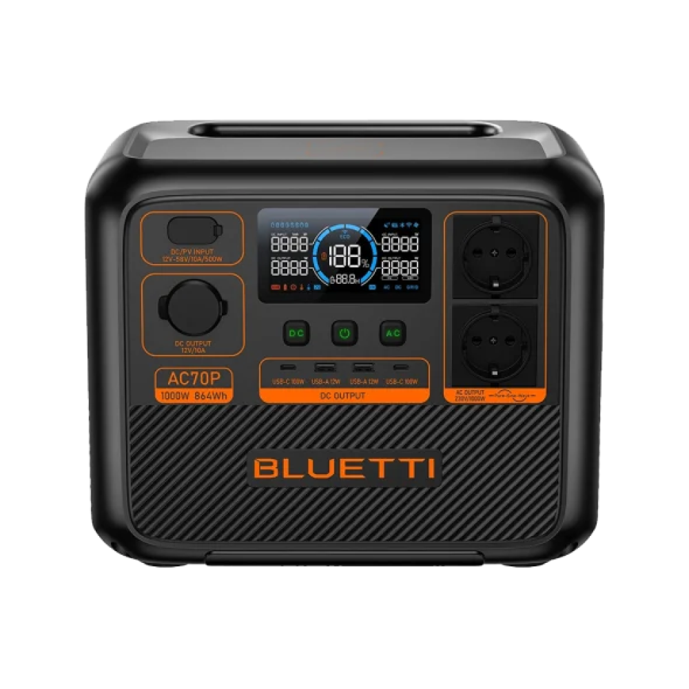 Зарядна станція BLUETTI AC70P 1000W 864Wh