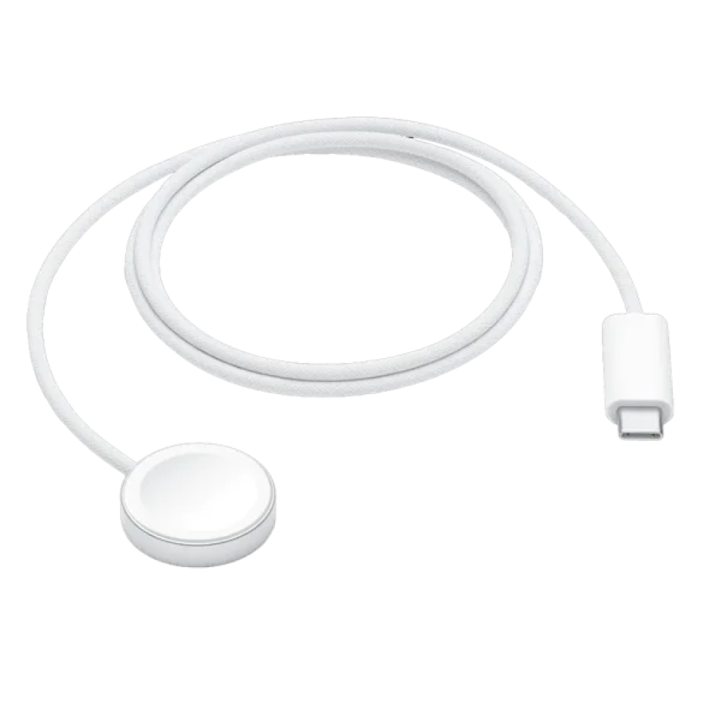 Бездротовий зарядний пристрій Apple Watch Magnetic Fast Charger to USB-C White (MLWJ3)