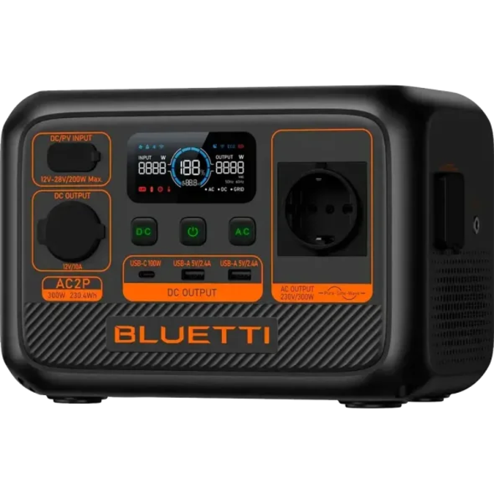 Зарядна станція BLUETTI AC2P 300W 230Wh