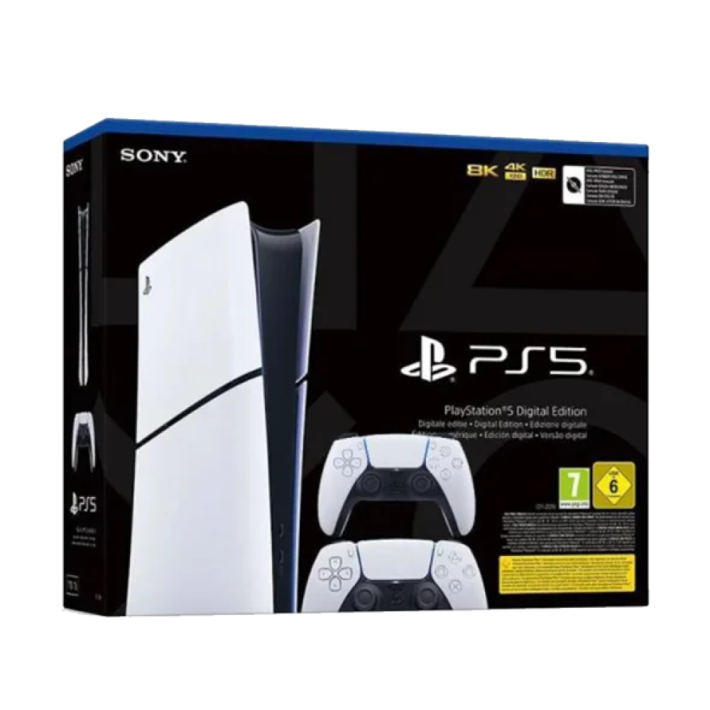 Стаціонарна ігрова приставка Sony PlayStation 5 Slim Digital Edition 1TB + DualSense Wireless Controller (1000042065)