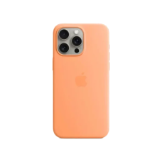 Чохол для iPhone 15 Pro Max Silicone Case with MagSafe - Orange Sorbet (MT1W3)
