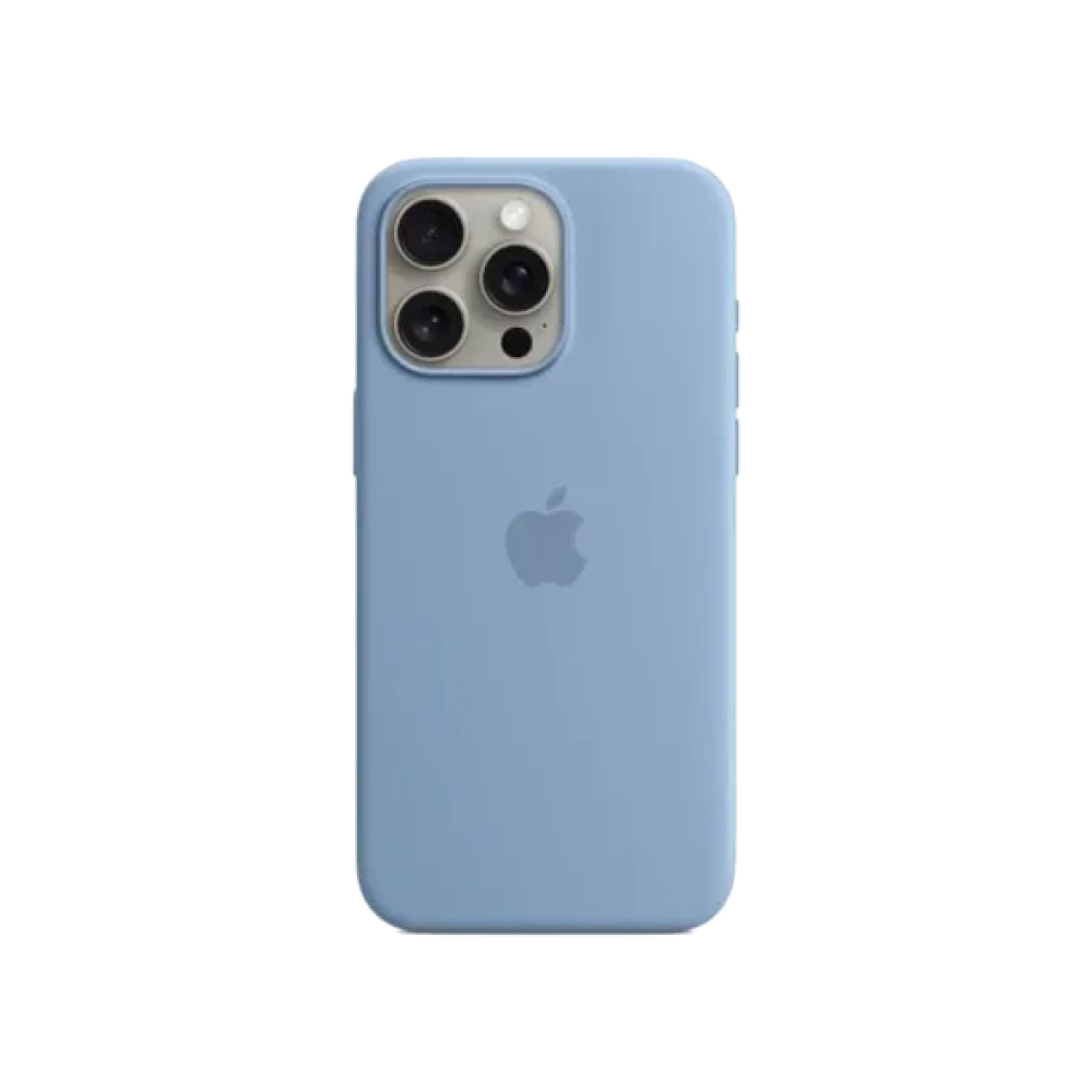 Чохол для iPhone 15 Pro Max Silicone Case with MagSafe - Winter Blue (MT1Y3)