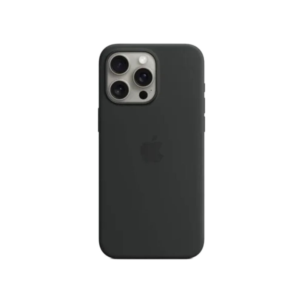 Чохол для iPhone 15 Pro Silicone Case with MagSafe - Black (MT1A3)
