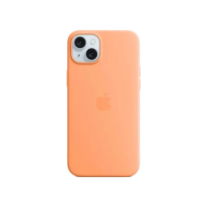 Чохол для iPhone 15 Plus Silicone Case with MagSafe - Orange Sorbet (MT173)