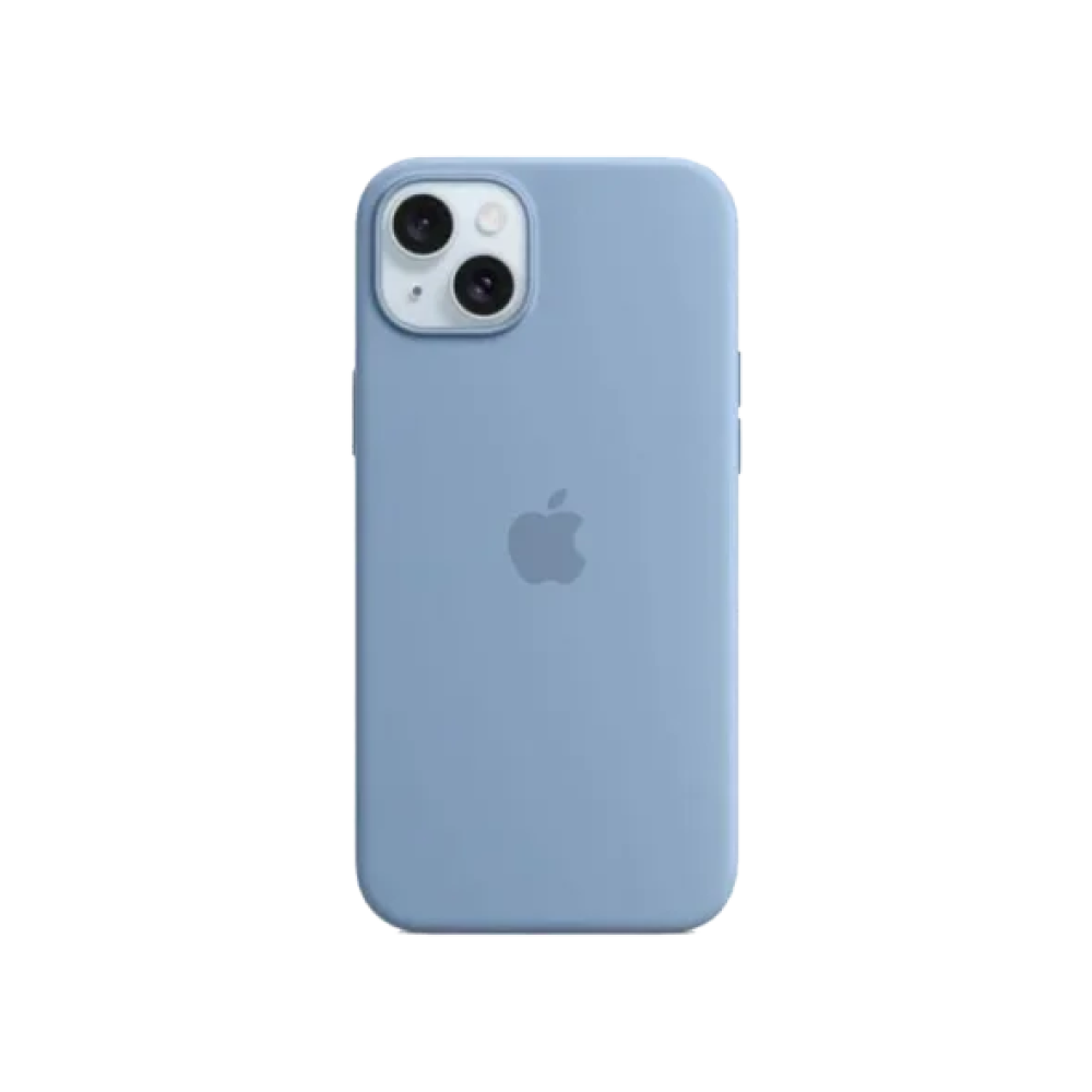 Чохол для iPhone 15 Plus Silicone Case with MagSafe - Winter Blue (MT19)