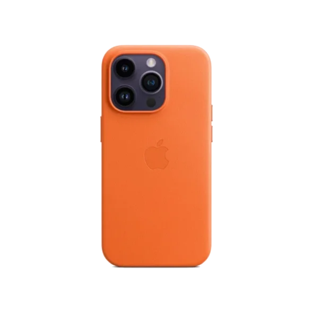 Чохол для смартфона Apple iPhone 14 Pro Max Leather Case with MagSafe - Orange (MPPR3)
