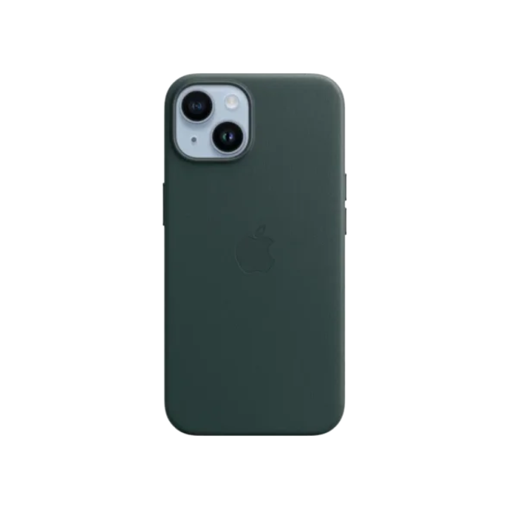 Чохол для смартфона Apple iPhone 14 Leather Case with MagSafe - Forest Green (MPP53)