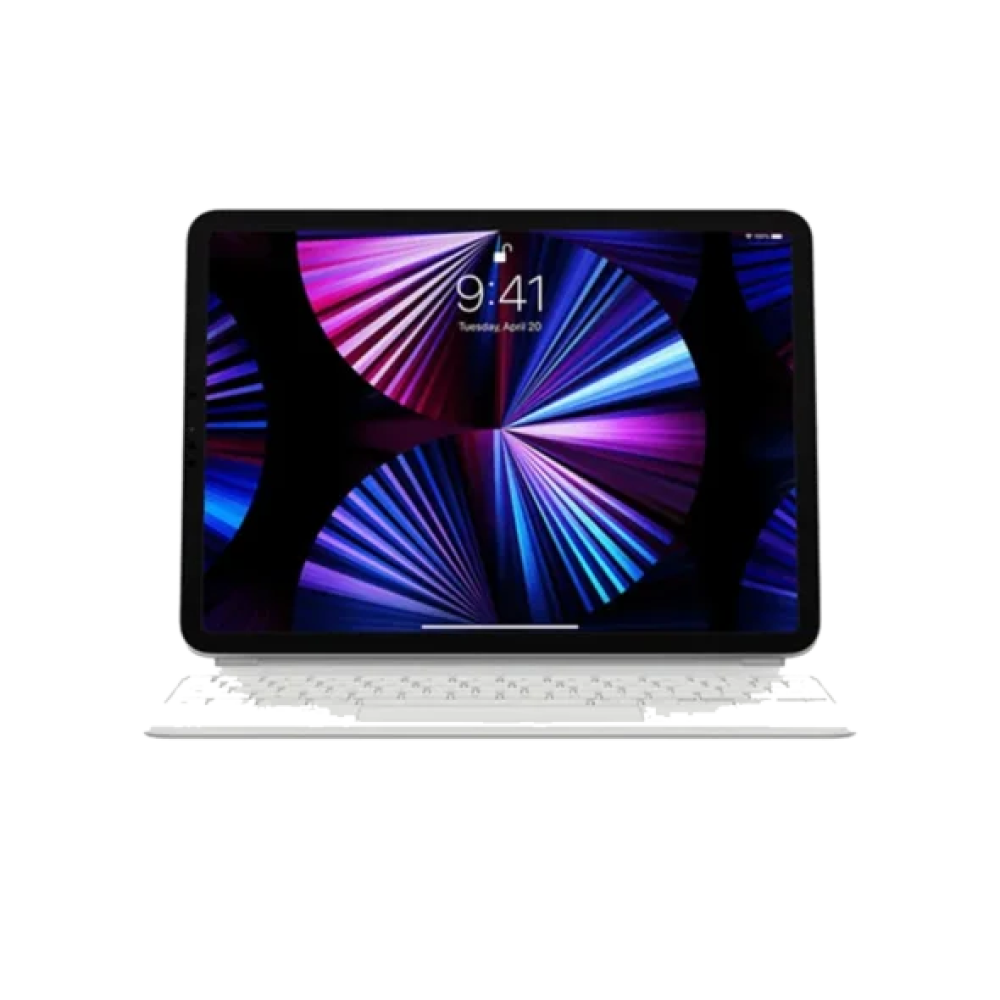 Чохол-клавіатура для планшета Apple Magic Keyboard for iPad Pro 11 3rd gen. and iPad Air 4th gen. - US English - White (MJQJ3)
