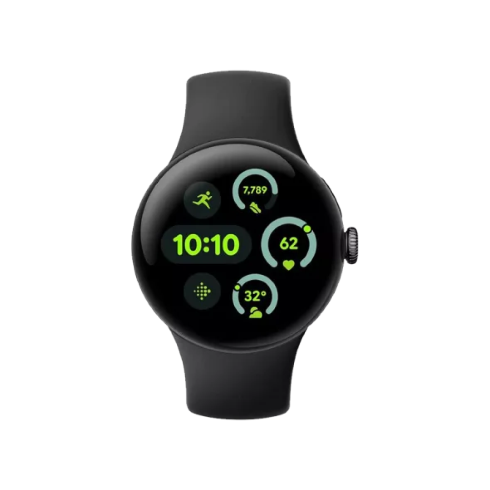 Смарт-годинник Google Pixel Watch 3 41 mm Wi-Fi Matte Black Aluminum Case/Obsidian Active Band