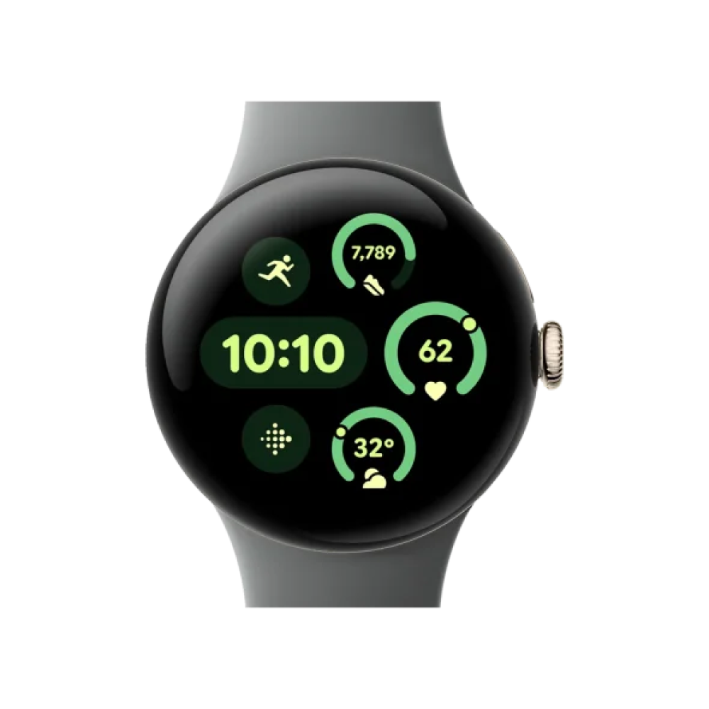 Смарт-годинник Google Pixel Watch 3 41 mm Wi-Fi Champagne Gold Aluminum Case/Hazel Active Band