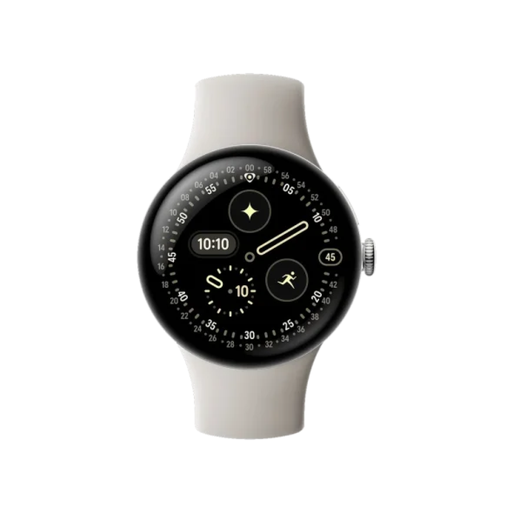 Смарт-годинник Google Pixel Watch 4 41mm Wi-Fi Polished Silver Aluminum case / Porcelain Active Band