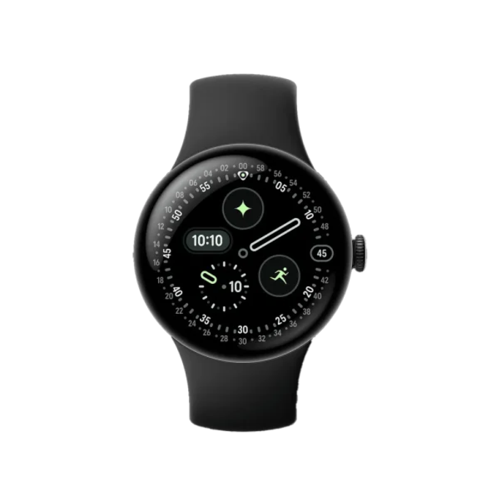 Смарт-годинник Google Pixel Watch 4 41mm Wi-Fi Matte Black Aluminum case / Obsidian Active Band