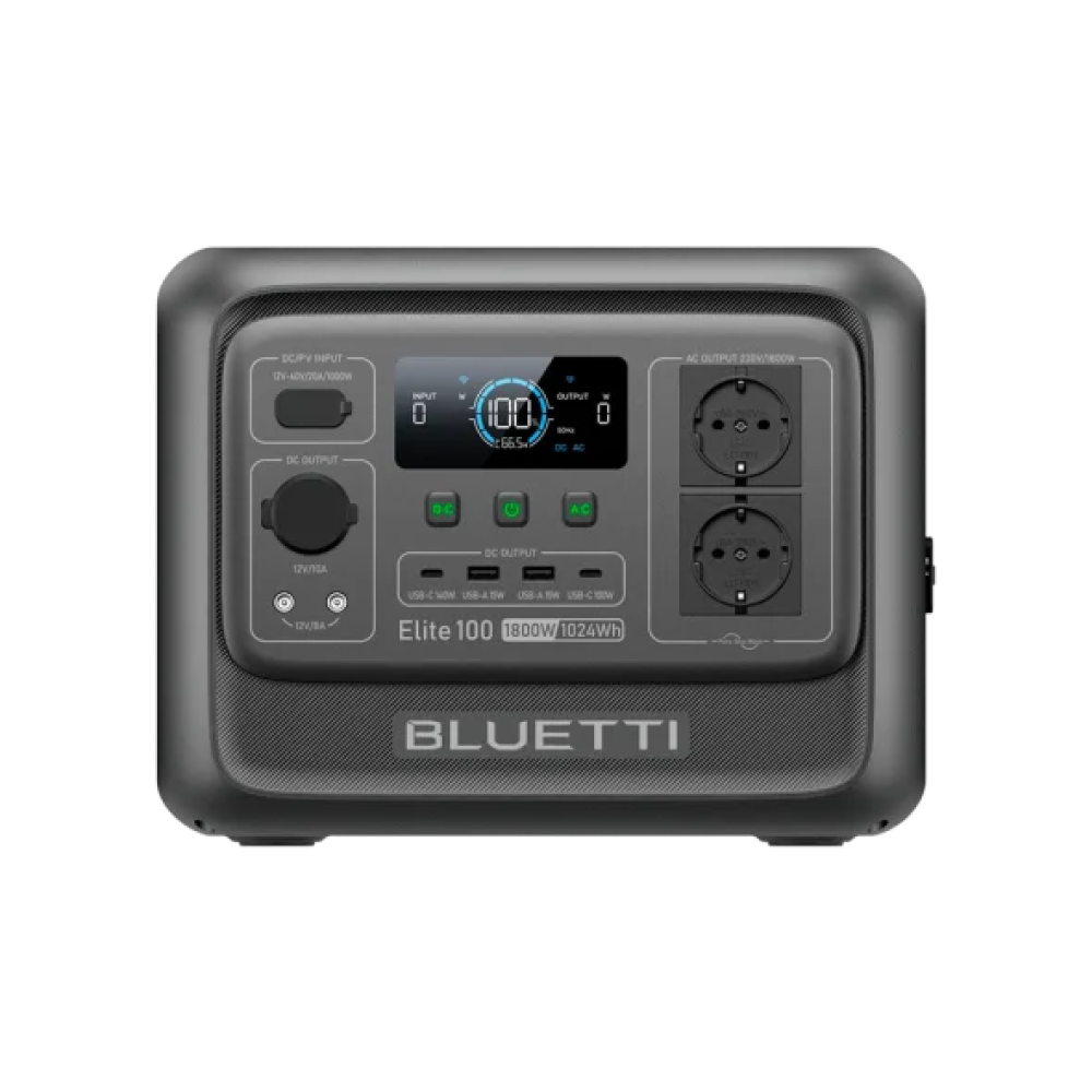 Зарядна станція BLUETTI Elite 100 V2 (P-EL100V2-EU-GY-BL-010)