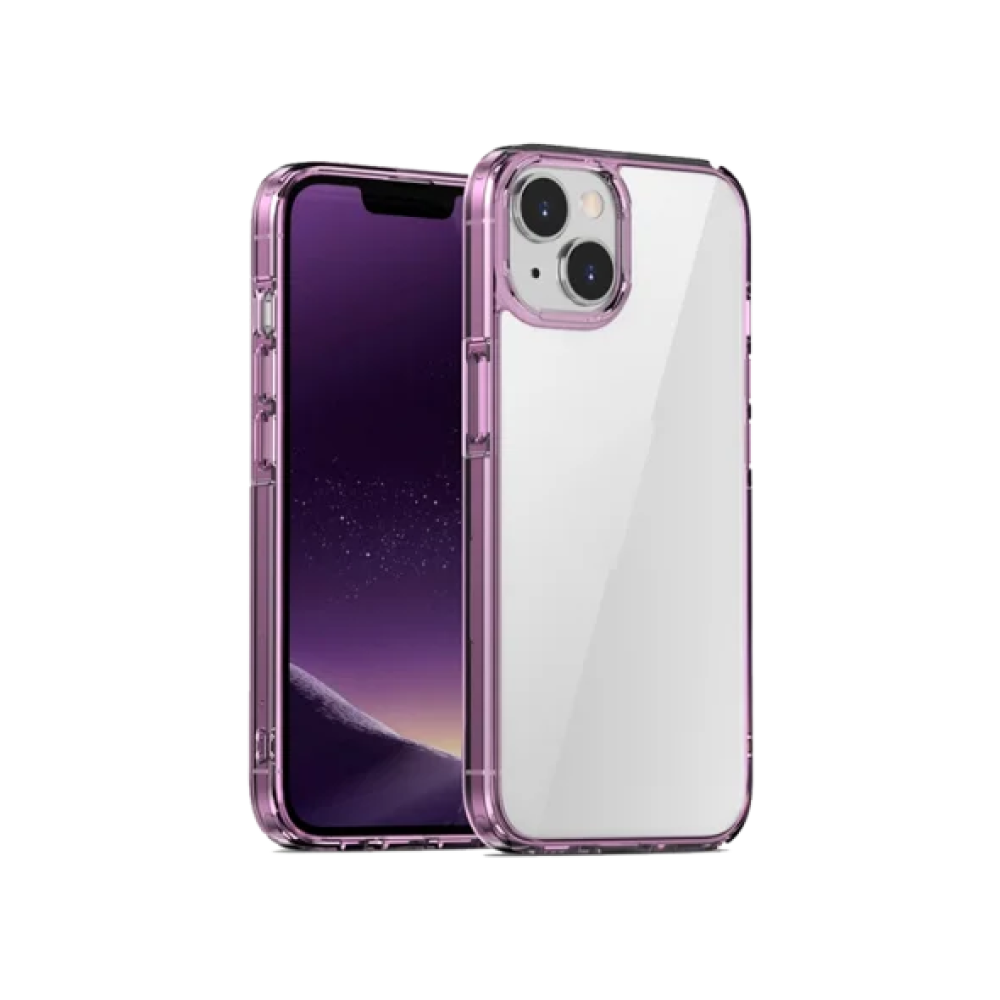 Чохол для Apple iPhone 14 Pro Max Clear Case IPAKY Aurora Purple/фіолетовий