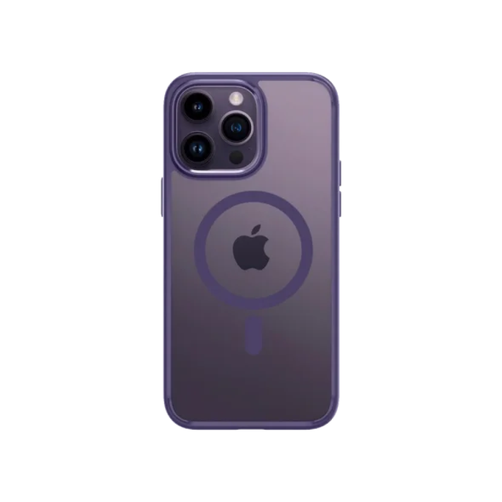 Чохол для Apple iPhone 14 Pro Max Spigen Silicone Case Ultra Hybrid with MagSafe Purple/фіолетовий