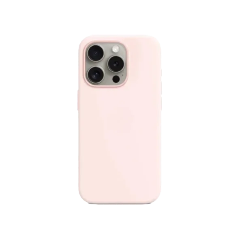Чохол для Apple iPhone 15 Pro Max Silicone Case Chalk Pink/рожева крейда Copy