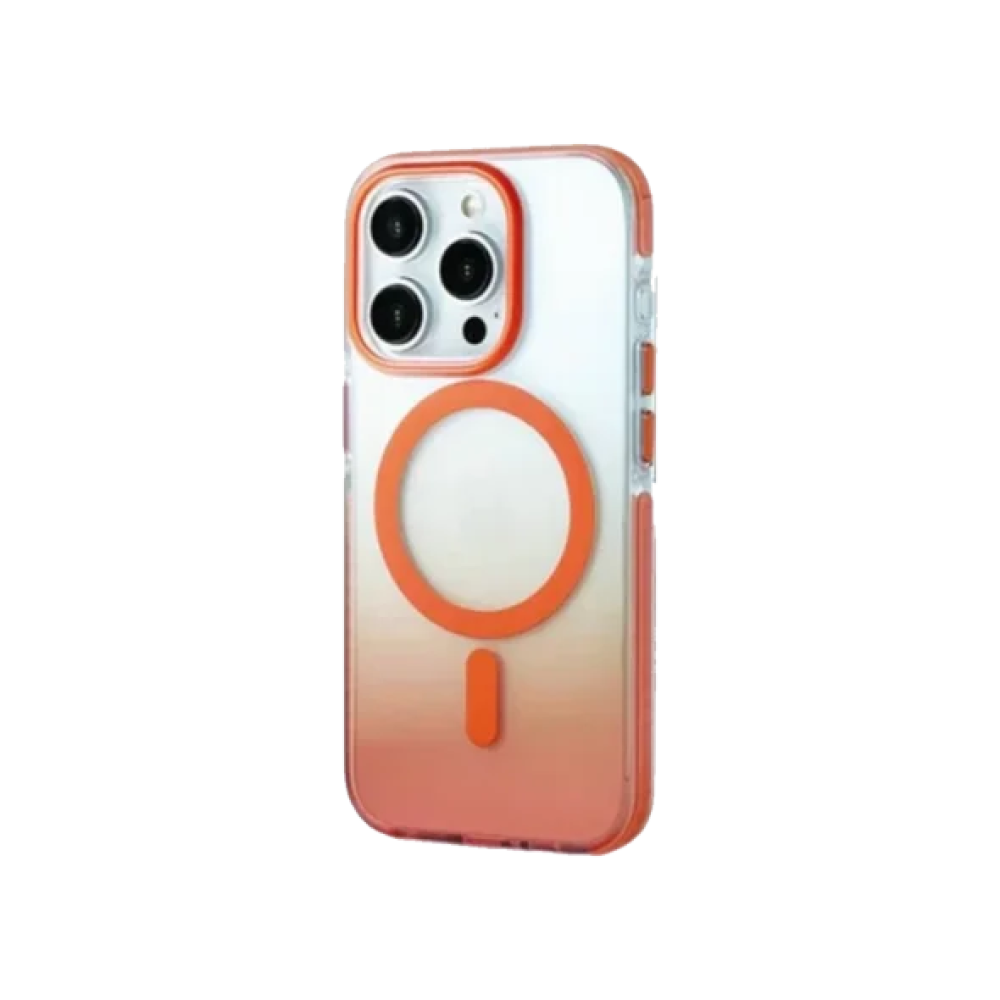 Чохол для Apple iPhone 15 Pro Shield Gradient with MagSafe Orange/помаранчевий Copy