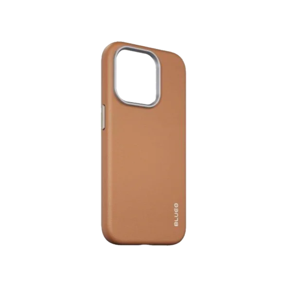 Чохол для Apple iPhone 15 Pro В52 Leather with Magnetic Brown/Коричневий