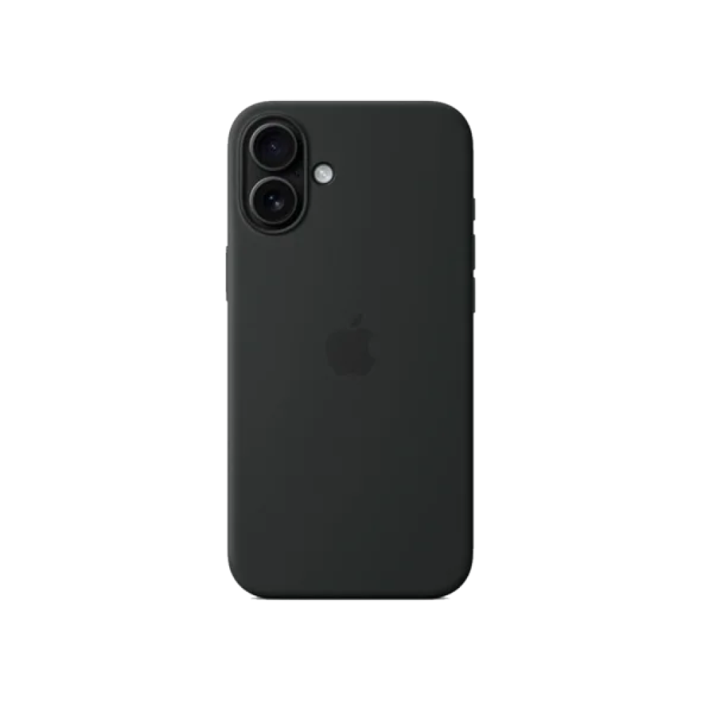 Чохол для Apple iPhone 16 Plus Silicone Case with MagSafe HQ Black/чорний Copy