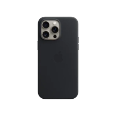 Чохол для Apple iPhone 16 Pro Max Leather Case with MagSafe HQ Copy Black/чорний