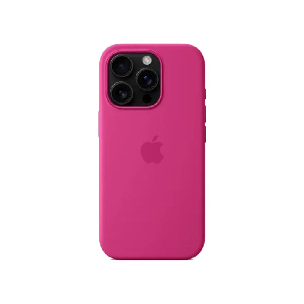Чохол для Apple iPhone 16 Pro Max Silicone Case with MagSafe HQ Copy Fuchsia/фуксія