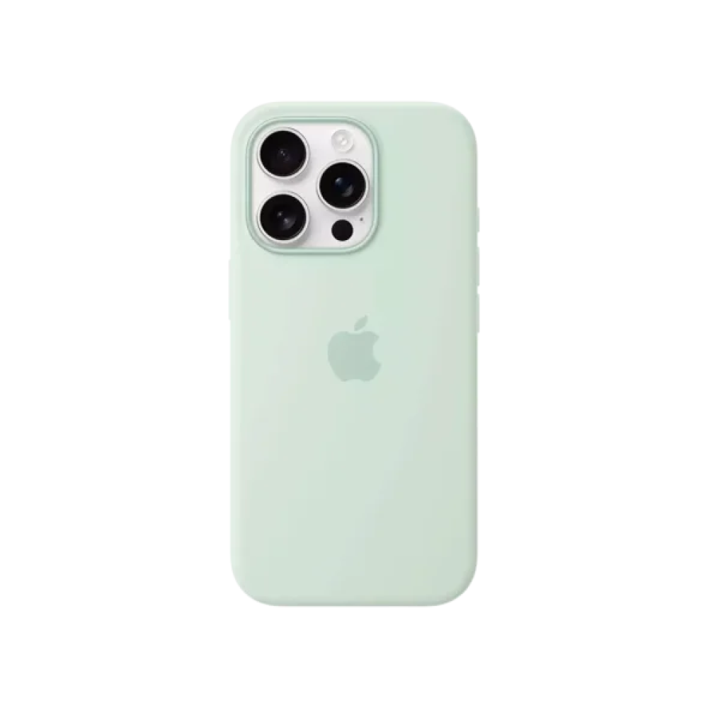 Чохол для Apple iPhone 16 Pro Silicone Case with MagSafe HQ Copy Aquamarine