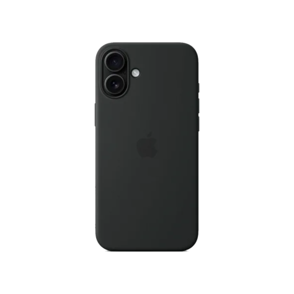 Чохол для Apple iPhone 16 Silicone Case with MagSafe HQ Black/чорний Copy