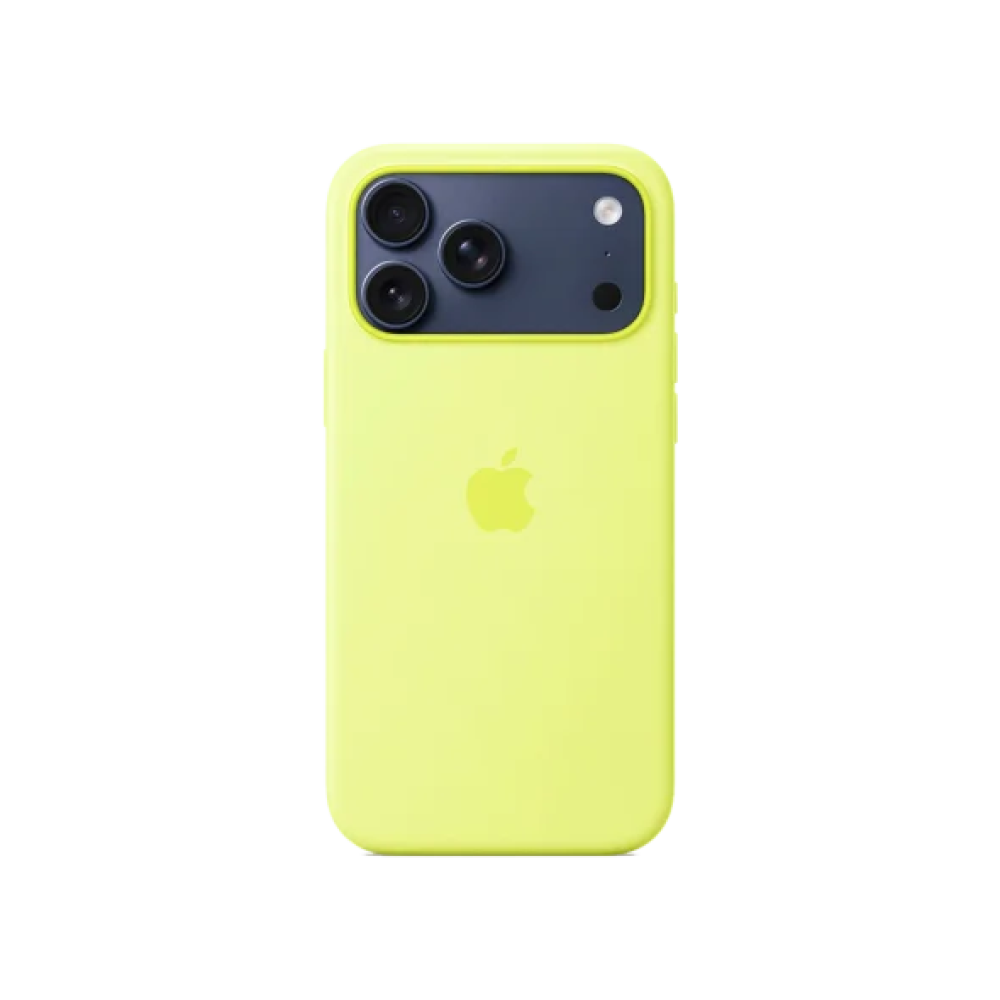 Чохол для смартфона Apple iPhone 17 Pro Max Silicone Case with MagSafe – Neon Yellow (MGFM4)