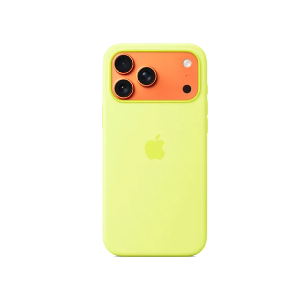 Чохол для смартфона Apple iPhone 17 Pro Max Silicone Case with MagSafe – Neon Yellow (MGFM4)